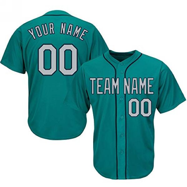 DEHUI Custom Womens Pink Baseball Softball Jersey with Embroidered Your Name and Numbers