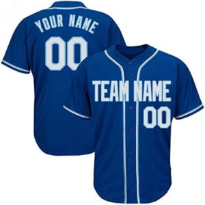 Custom Baseball Jersey Embroidered Your Names and Numbers – Royal
