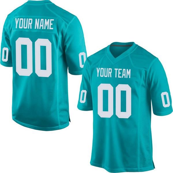 Turquoise Football Miami Dolphins Jersey