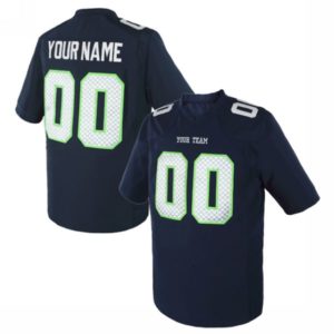 Custom Football Jersey Embroidered Your Names and Numbers – Navy