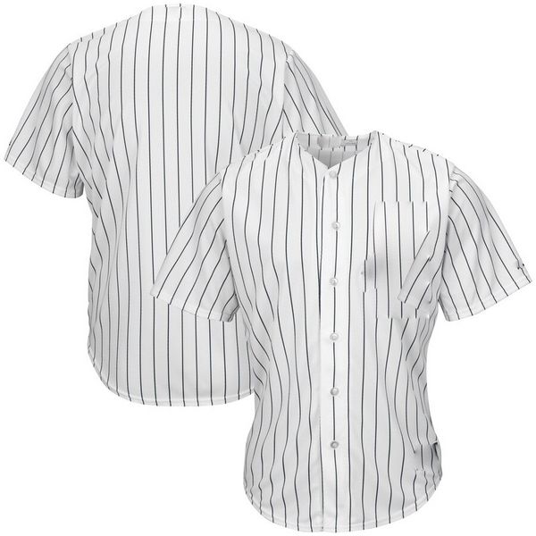 white pinstripe jersey