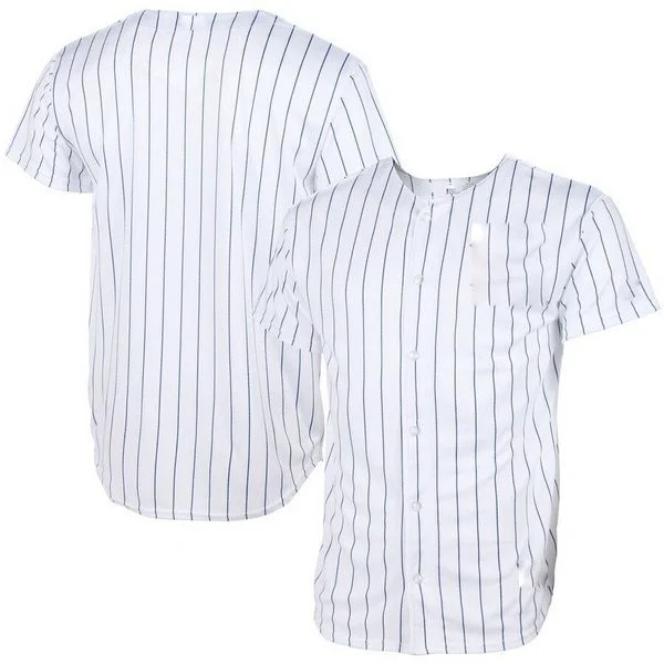 plain pinstripe baseball jersey