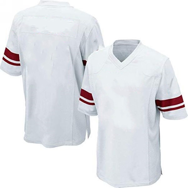 white football jersey blank