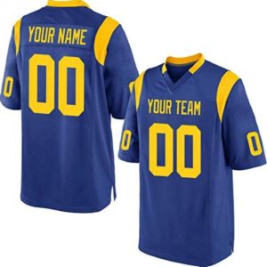 Custom Football Jersey Embroidered Your Names and Numbers – Royal