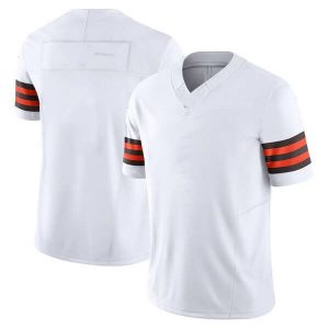 Youth & Adult White Football Sleeve Stripe Jersey