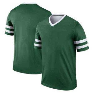 Youth & Adult Green Football Sleeve Stripe Jersey